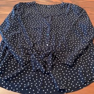 Madewell Womens Silk Blouse